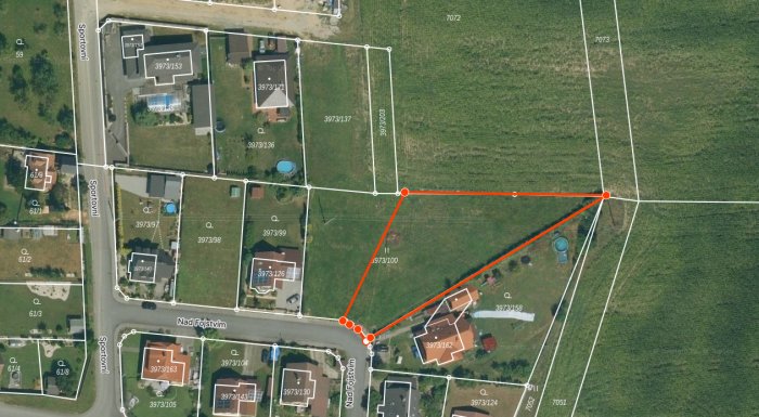 Prodej pozemku parc.č. 3973/100 o výměře 1774 m²