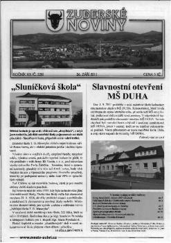 Zuberské noviny 2011 Září