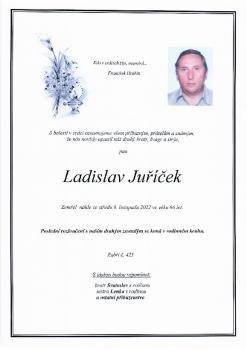Smuteční oznámení Ladislav Juříček
