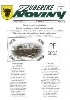 Zuberské noviny 2002 Prosinec