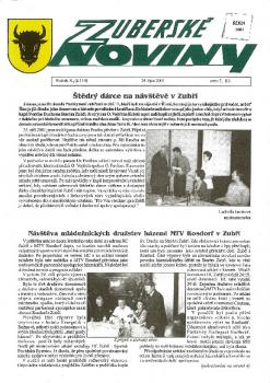 Zuberské noviny 2001 Říjen