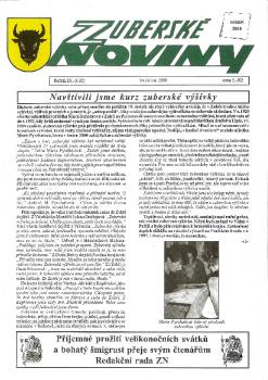 Zuberské noviny 2000 Duben