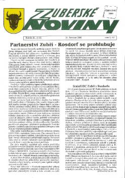 Zuberské noviny 2000 Červenec