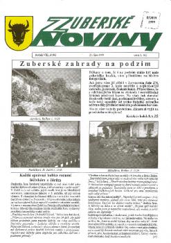 Zuberské noviny 1999 Říjen