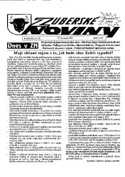 Zuberské noviny 1994 Červenec