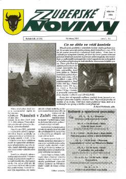 Zuberské noviny 2004 Březen