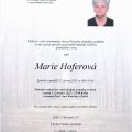 Marie Hoferová