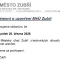 Uzavření úřadu
